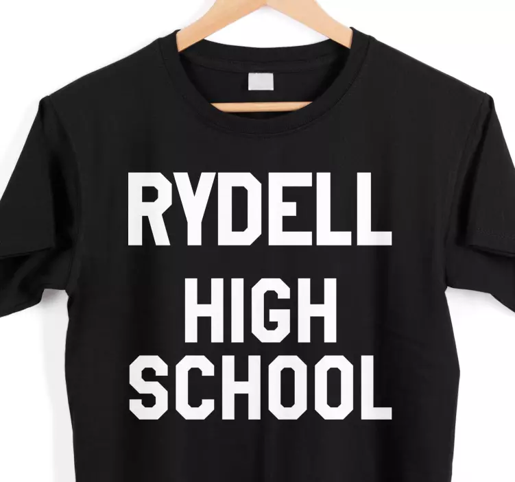 "rydell high school grease" tilpasset t-skjorte - Tenstickers