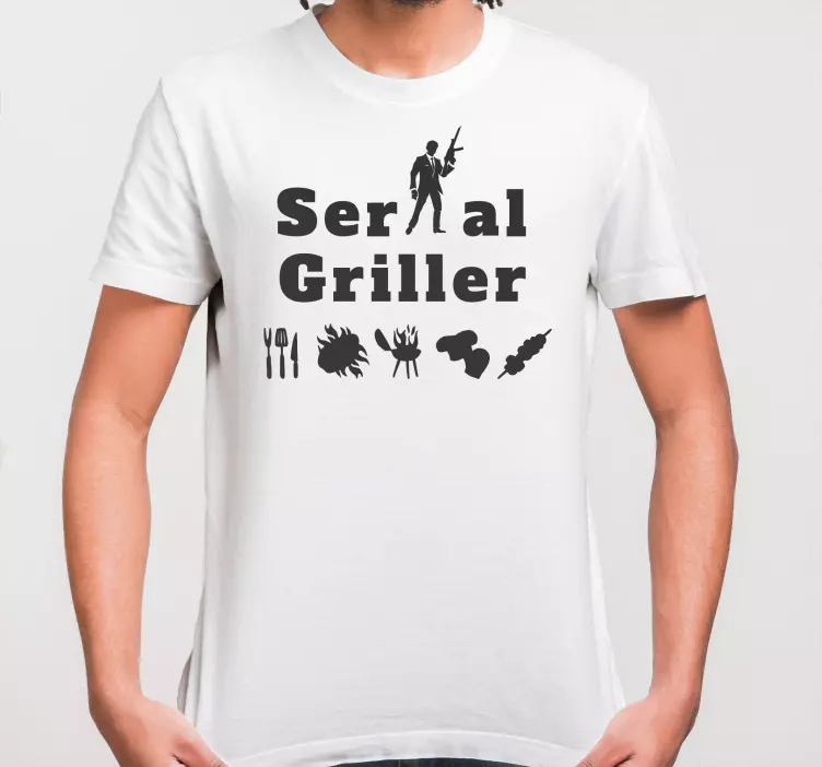 Serial griller tilpasset t-skjorte - Tenstickers