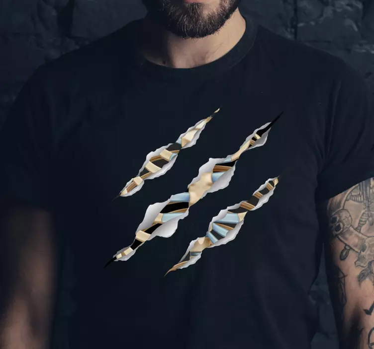 Skjelett ribbeina halloween skjorte dekal - Tenstickers