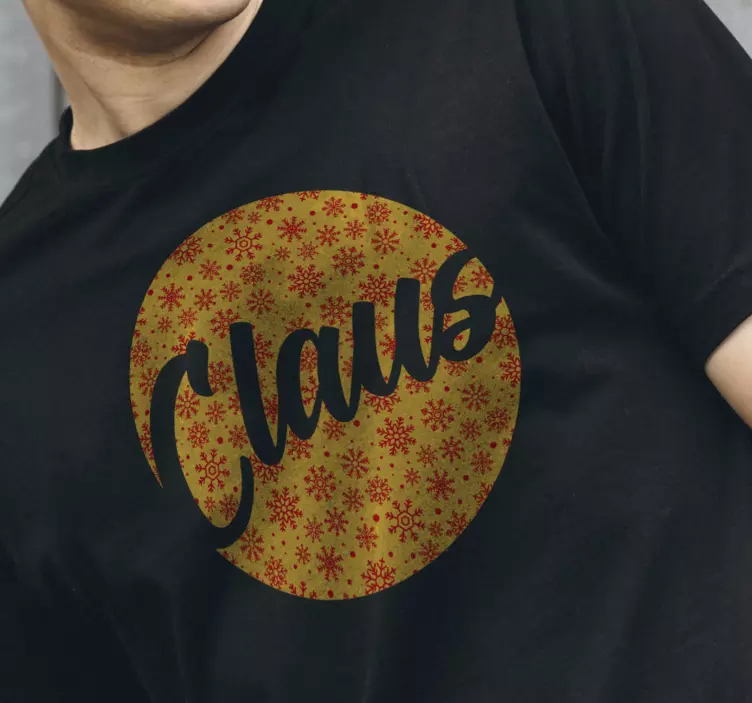 Snøfnugg tilpasset juleskjorte - Tenstickers