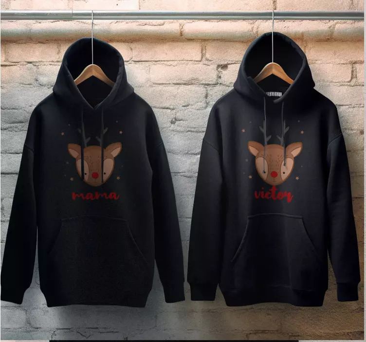 Tilpassbar julereinReinene er utstyrt med et stort utvalg av tilp - Tenstickers