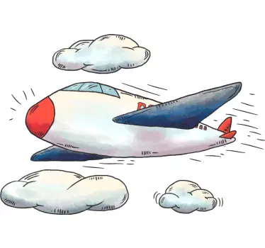 Rød nese fly spedbarns t-skjorte - Tenstickers