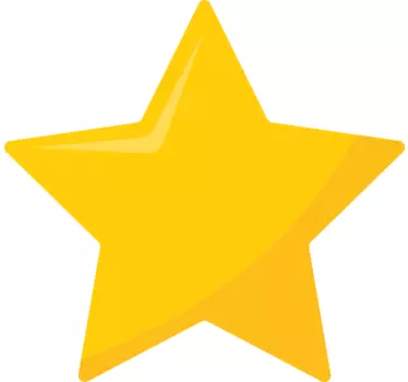 Baby t-skjorte lysende stjerneform - Tenstickers