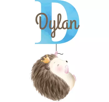 Dylan med pinnsvinkrone baby t-skjorte - Tenstickers