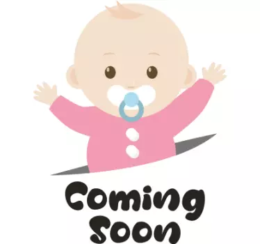 Morsomt snart gravid baby t-skjorte - Tenstickers