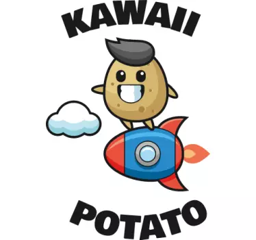 Kawaii potet eventyr baby t-skjorte - Tenstickers