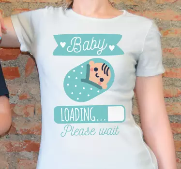 Baby lasteprogresjon baby t-skjorte - Tenstickers