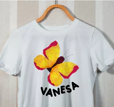 Baby t-skjorte med livlig sommerfuglkunst - Tenstickers
