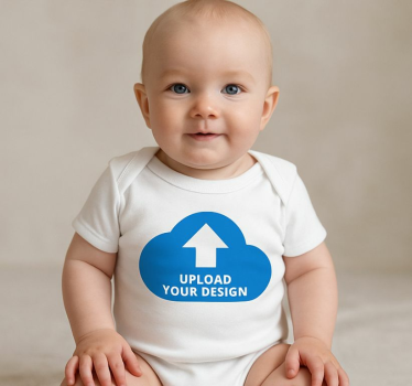 Baby t-skjorte med tilpasset design - Tenstickers