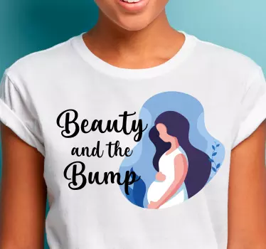 Morsom babyhump baby t-skjorte - Tenstickers