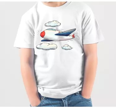 Rød nese fly spedbarns t-skjorte - Tenstickers