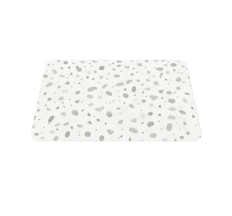 Grå terrazzo-effekt marmor vinylteppe - Tenstickers