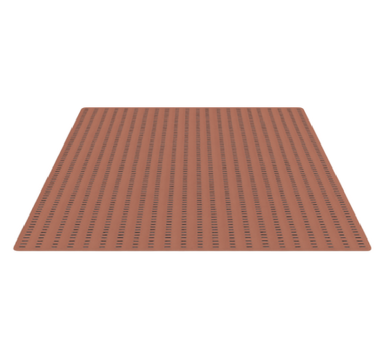 Design av streklinjer utendørs vinylteppe - Tenstickers