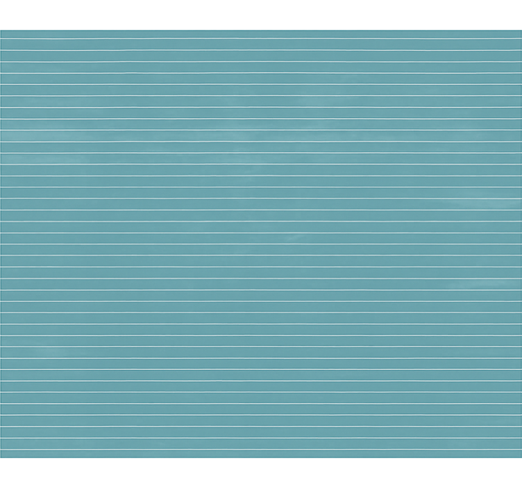 Horisontale striper design vinyl teppe blå - Tenstickers