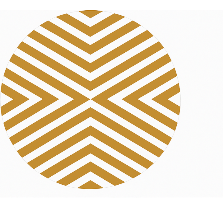 Senneps chevronmønster vinyl teppe spiserom - Tenstickers