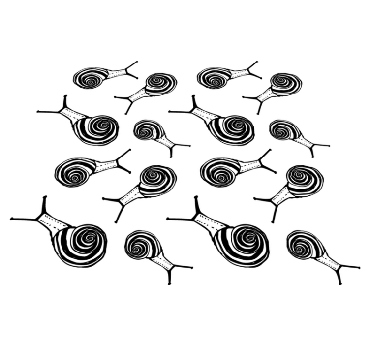 Vinyl teppe dyr sneglepakke - Tenstickers