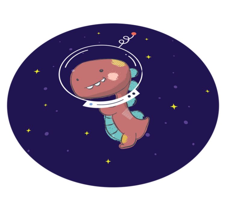 Vinyl teppe dyr romt-rekse - Tenstickers