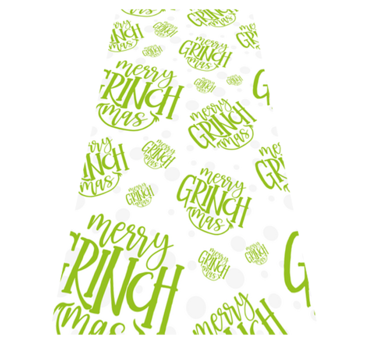 Jul vinyl teppe glad grinchmas original design - Tenstickers
