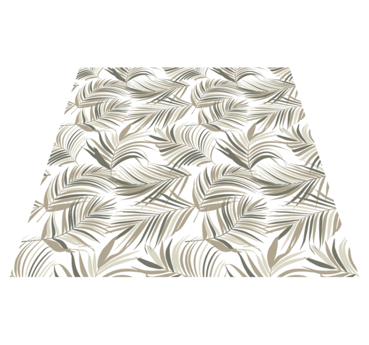 Lush mystisk natur vinyl teppe blomster og planter - Tenstickers