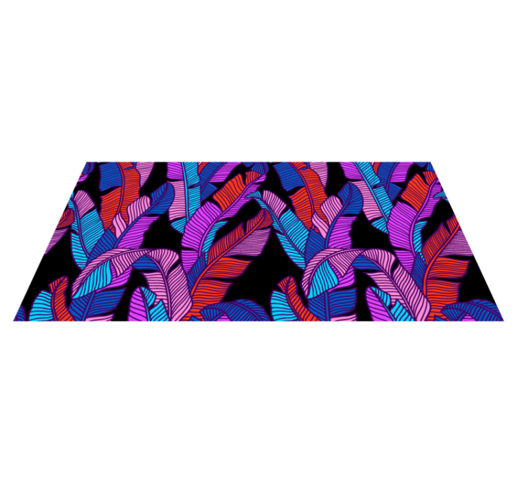 Sprudlende blomster og planter vinyl teppe - Tenstickers