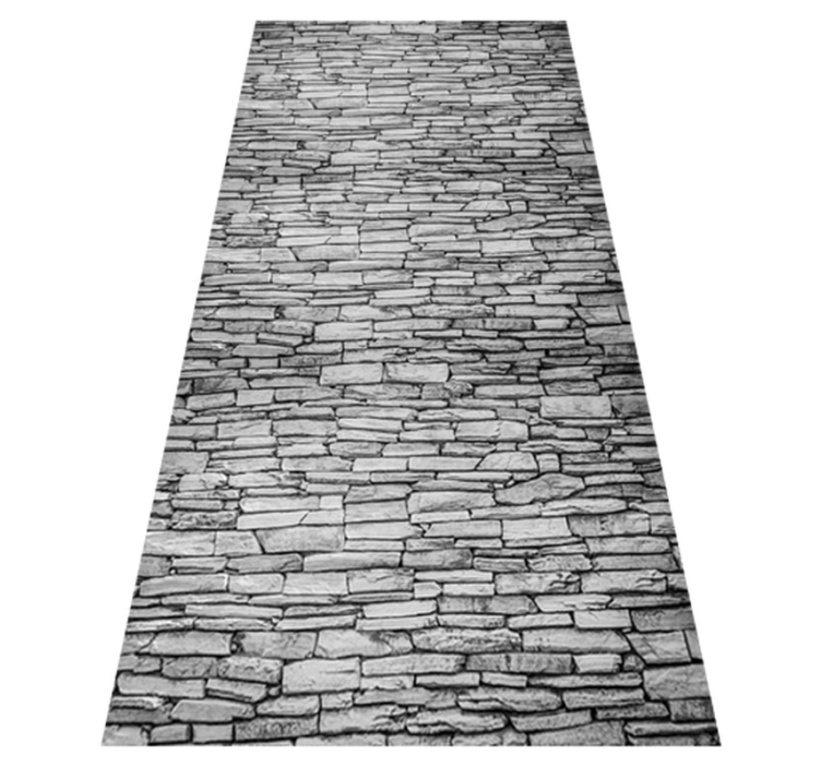 Vinyl teppe spiserom organiserte mursteiner - Tenstickers