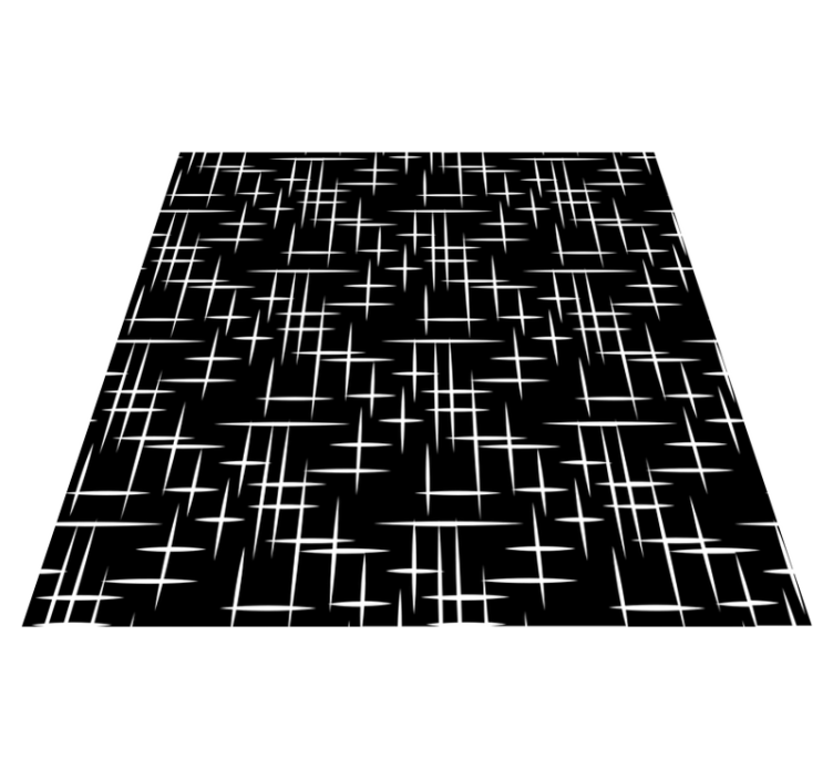 Moderne linjer bad vinyl teppe - Tenstickers