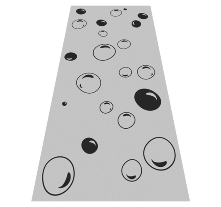 Bubbles dusj bad vinyl teppe - Tenstickers