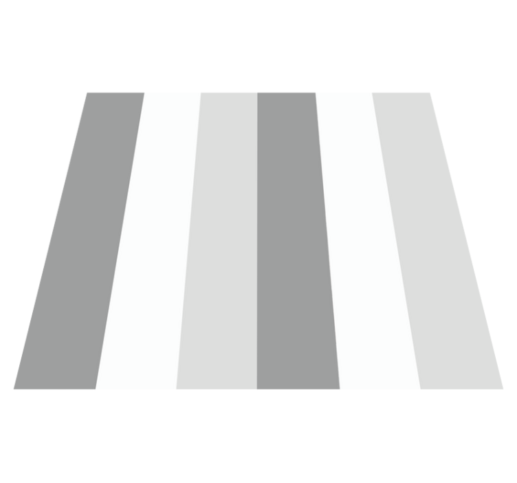 Vinyl teppe soverom klassisk grå vertikalstripet - Tenstickers