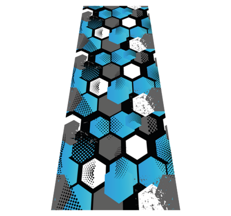 Vinyl teppe soverom abstrakt gradient fotballbakgrunn - Tenstickers