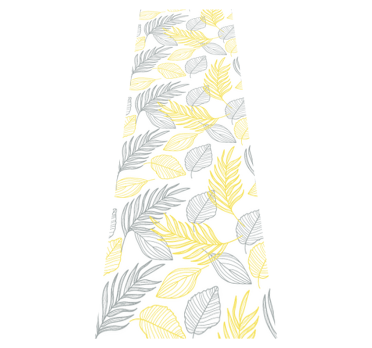 Vinyl teppe soverom pantone blader - Tenstickers