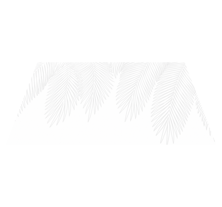 Neutral palm vinyl teppe soverom - Tenstickers