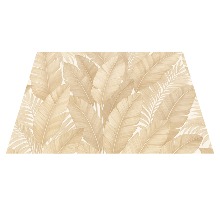 Myk botanisk vinyl teppe soverom - Tenstickers