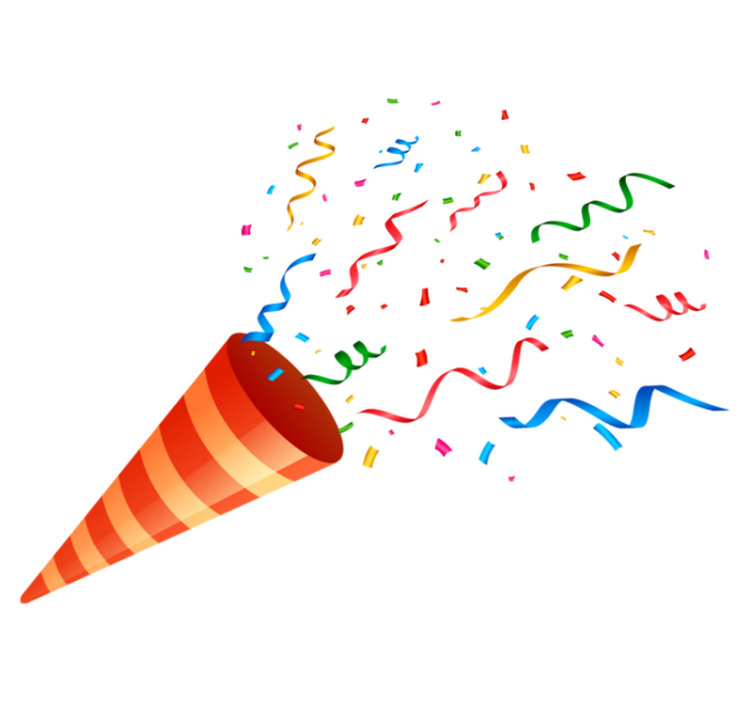 Vinyl teppe geometrisk festkonfetti - Tenstickers