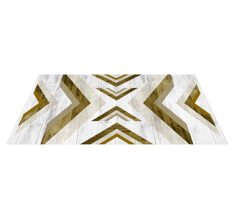 Vinyl teppe geometrisk skrivebordsdeksel - Tenstickers