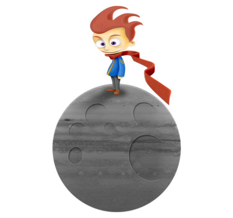 Vinyl teppe spedbarn med portabel klistremerke - Tenstickers