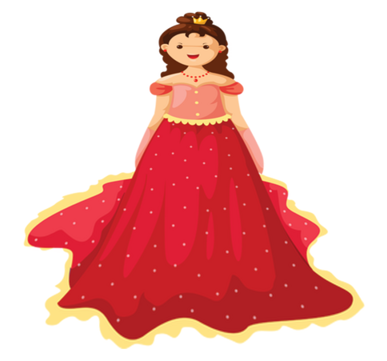 Dronningillustrasjon vinyl teppe spedbarn - Tenstickers