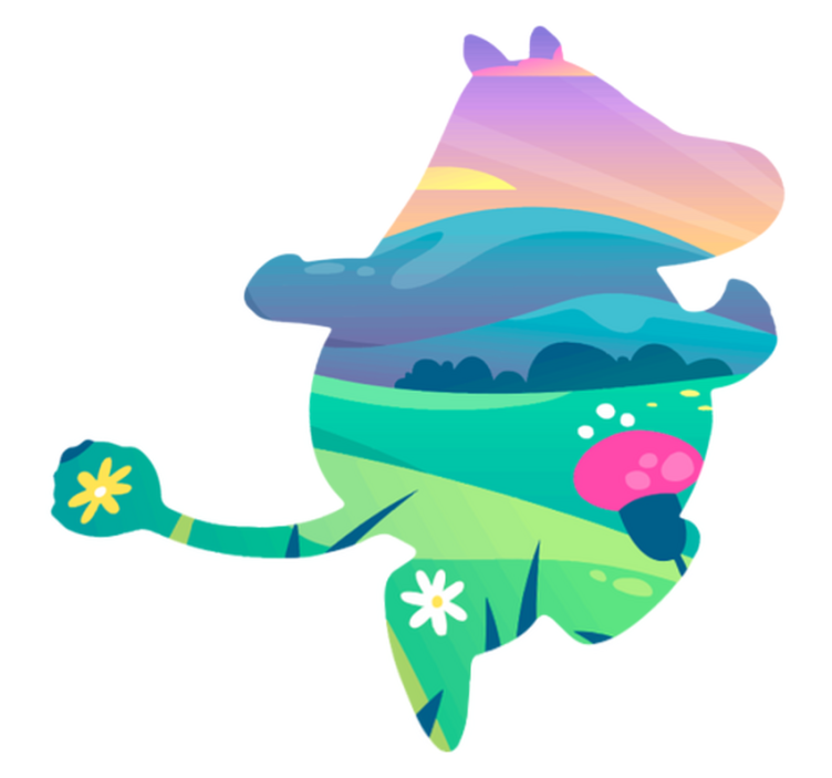 Moomin verden vinyl teppe spedbarn - Tenstickers