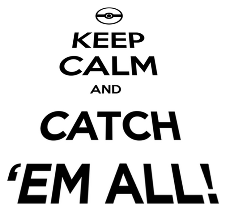 Vinyl teppe spill pokémon hold deg rolig - Tenstickers