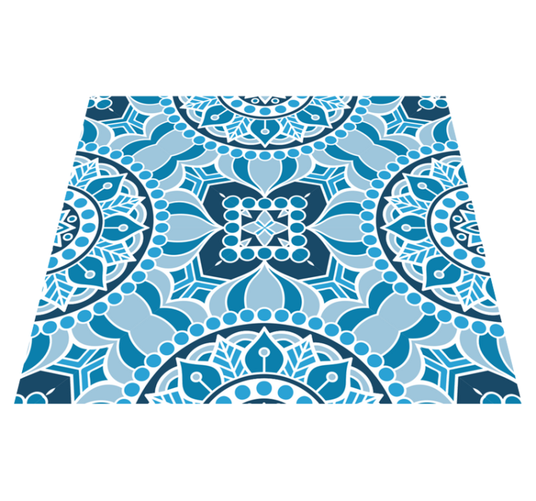 Bad vinyl teppe mandala stil baderomstapet - Tenstickers