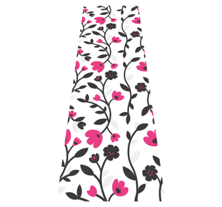 Rose tekstur bad vinyl teppe - Tenstickers