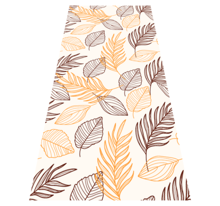 Bad vinyl teppe med design av gyllen kornmønster - Tenstickers