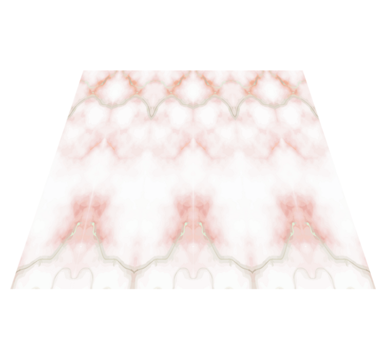 Bad vinyl teppe rosa med gule riper marmoroverflate - Tenstickers