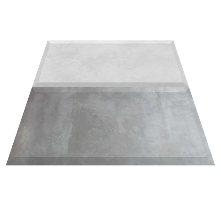 Bad vinyl teppe i sementflisdesign - Tenstickers