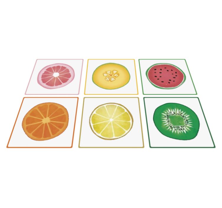 Sliced fruit vinyl teppe kjøkken - Tenstickers