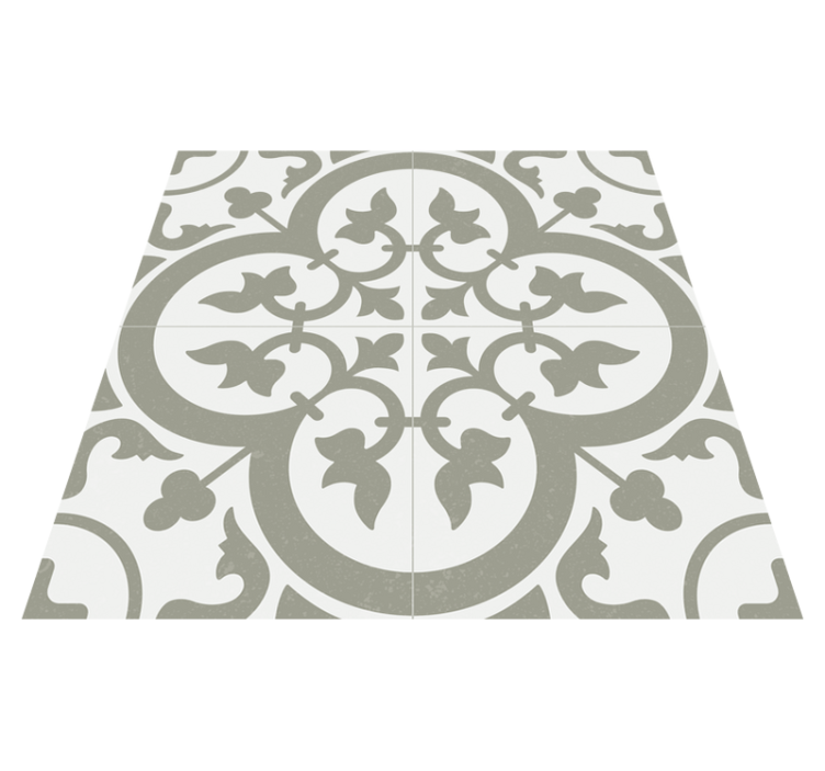 Vinyl teppe kjøkken azulejo marokko farge evig tåke - Tenstickers