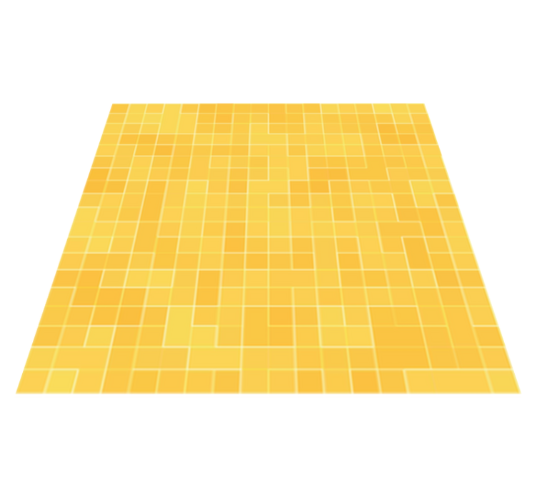 Vinyl teppe kjøkken detalj gulldekor mosaikk - Tenstickers