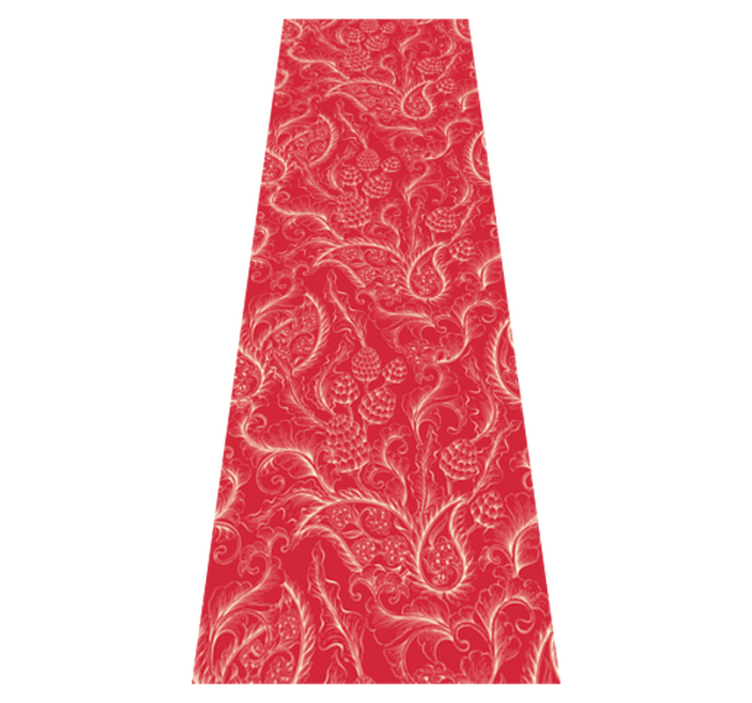 Vinyl teppe kjøkken paisley illustrasjon kjøleskap - Tenstickers