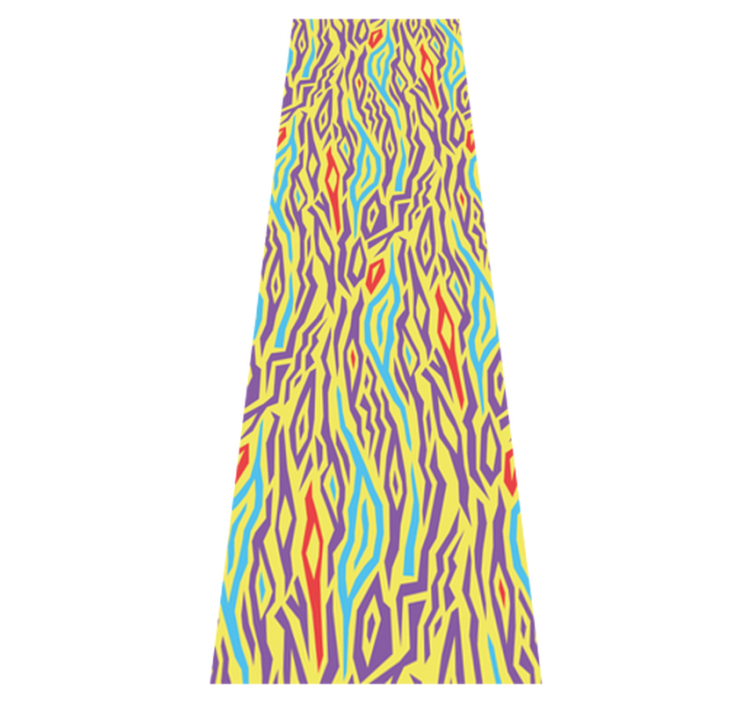 Vinyl teppe kjøkken vintage zebra dyreprint - Tenstickers