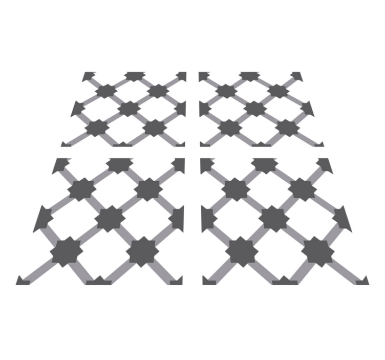 Vinyl teppe kjøkken retro portugisiske fliser klistremerke - Tenstickers