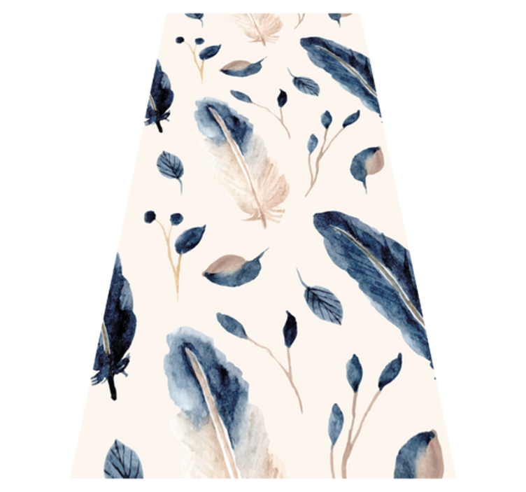 Flying leaves and feathers vinyl teppe kjøkken - Tenstickers